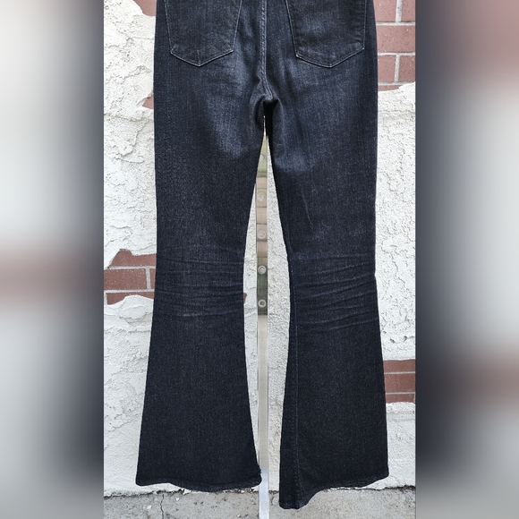 4/27 tall 26x34 LUCKY BRAND stretch black high rise button jean THE BELL FLARE - Picture 11 of 13